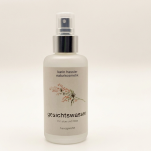 gesichtswasser mit aloe und rose 100g
